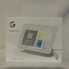 Nest Hub 7 Smart Touchscreen Display Google Assistant GA01331-US 2nd Gen