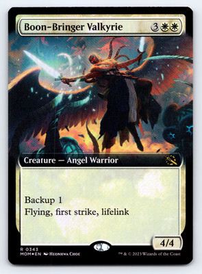 Boon-Bringer Valkyrie FOIL Ext Art  - March of the Machine - MTG