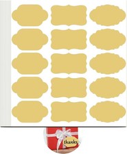 Label Stickers, Tag Stickers, Name Tags, Self-Adhesive Writable All-Purpose
