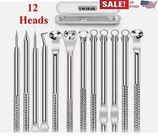 Pimple Popper Tool Kit, Blackhead Remover Comedone Extractor for Acne