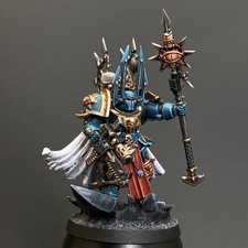 Warhammer 40K Chaos Lord in Terminator Armour PRO-PAINTED Thousand Sons Mini