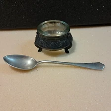 Vintage Soviet USSR Open Salt Cellar Caviar Dish Mustard Serving Dish Melchior