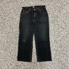 Vintage 2000 Tommy Hilfiger Jeans 29x24.5 Men's Western Black