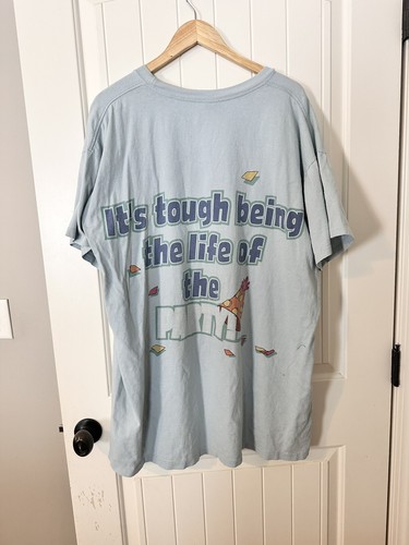 Vtg 90s Disney Pooh Eeyore Life Of The Party Tshirt Mens XXL Single Stitch Tee - Picture 2 of 6