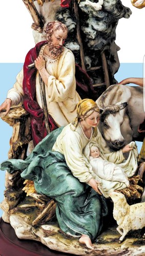 Porcellana Capodimonte. Gruppo Natività, Presepe, Sacra famiglia, serie Elite - Imagen 5 de 14