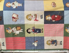 Paper Doll Farm Fabric Sibling Arts Studio Myletex Vintage New By The Piece