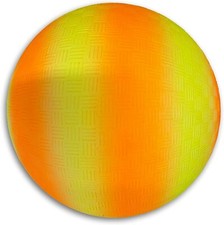 Toys 8.5 inch Orange Strip Colored Playground Ball 1 Orange Strip Ball 