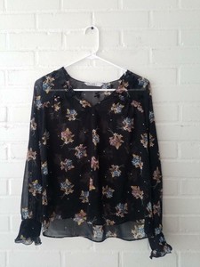 black peasant shirt