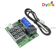 W1219 Dual Led Digital DC 12V thermostat Temperature Controller -50-120 C Sensor