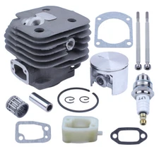 52mm Cylinder Piston Kit For Husqvarna 266XP 162 266 266SE Intake/Muffler Gasket