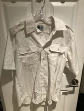 USAF Defense Logistics Agency Shirt Men Dress Uniform Short Sleeve