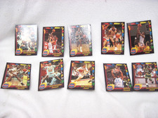 1992 LOT OF 10  RED HOT ROOKIES  BASKETBALL SPORT CARDS # 1-10