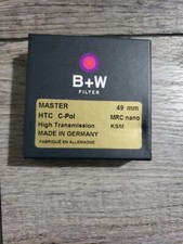 B W 49mm Master High Transmission Kaesemann Circular Polarizer MRC Nano Filter