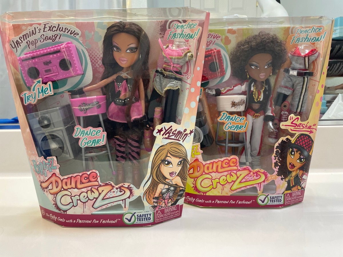 Bratz Dance Crewz Sasha / Yasmine Doll Figure MGA ENT (You Pick