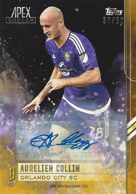 2015 Topps Major League Soccer Apex Certified Autograph Card Gold Parallel /50 - Image 3 of 4