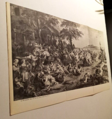 Collectible Peter Paul Rubens   Art Print ~ The Kermess