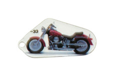 Portachiavi in plastica promozionale flipper Harley Davidson - Sega