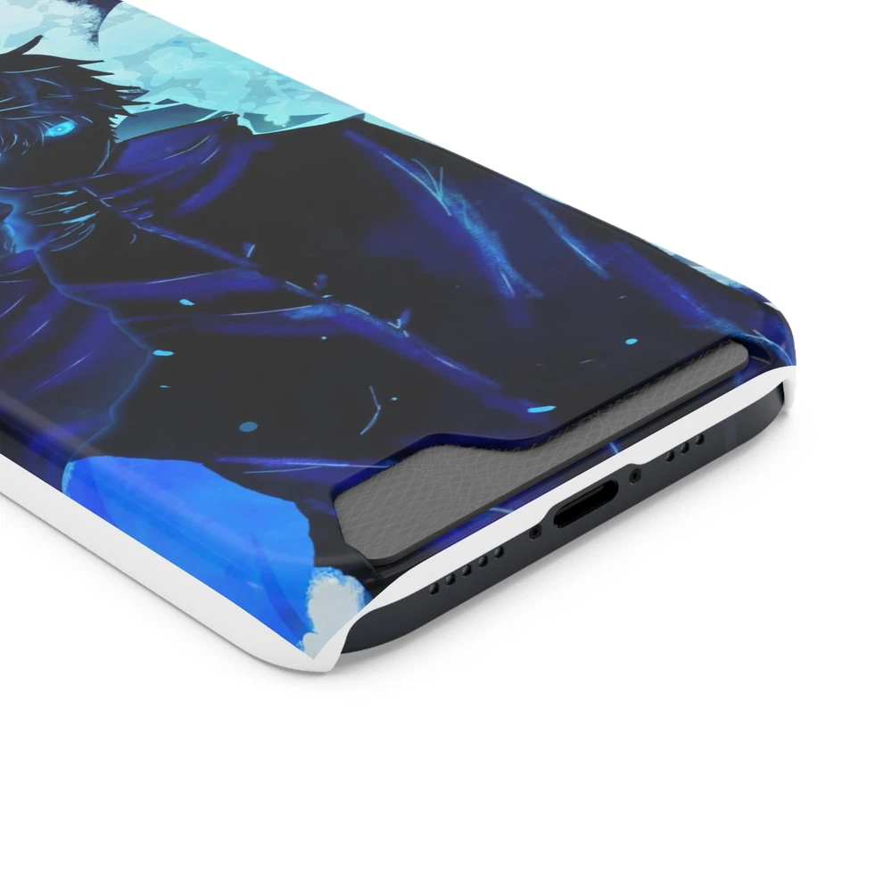 Gojo Satoru Anime Phone Case with Card Holder
