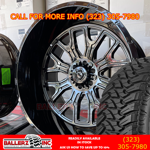 TIS 560B 24x14 37x13.50-24 RBP MT Tire & Wheel Package 6x135-139.7 | eBay