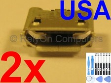 2x Type-C / Micro USB Charging Port Charger Connector For Dragon Touch Tablet
