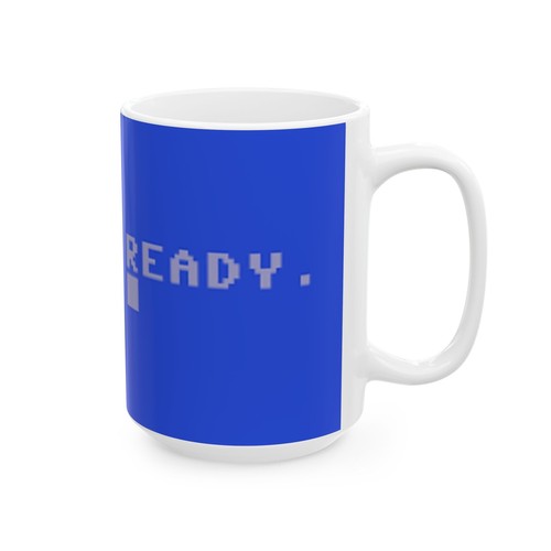 Commodore "READY." Coffee Mug Retro in Every Sip commodore 64 128 Plus 4 Vic-20 - Picture 10 of 10