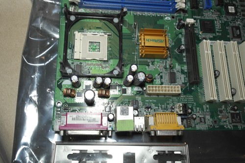 Motherboard Intel ASRock P4i45D 1.04 Socket 478 AGP PCI DDR SDRAM inel chipset - Photo 10/14