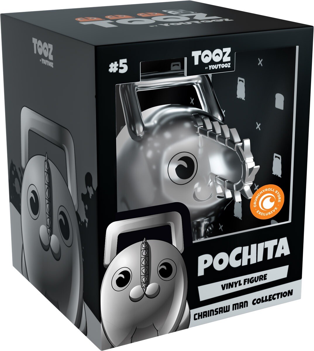 2024 YouTooz - Chainsaw Man Pochita Silver Chrome Version