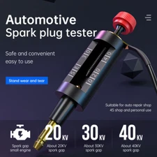 Automotive In Line Spark Plug Tester High Energy Ignition Coil Engine Diagnostic