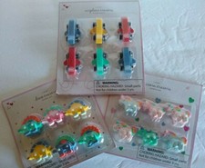 Dinosaur or Unicorn or Airplane Erasers 2 6Pks School Party Favors YOUR CHOICE