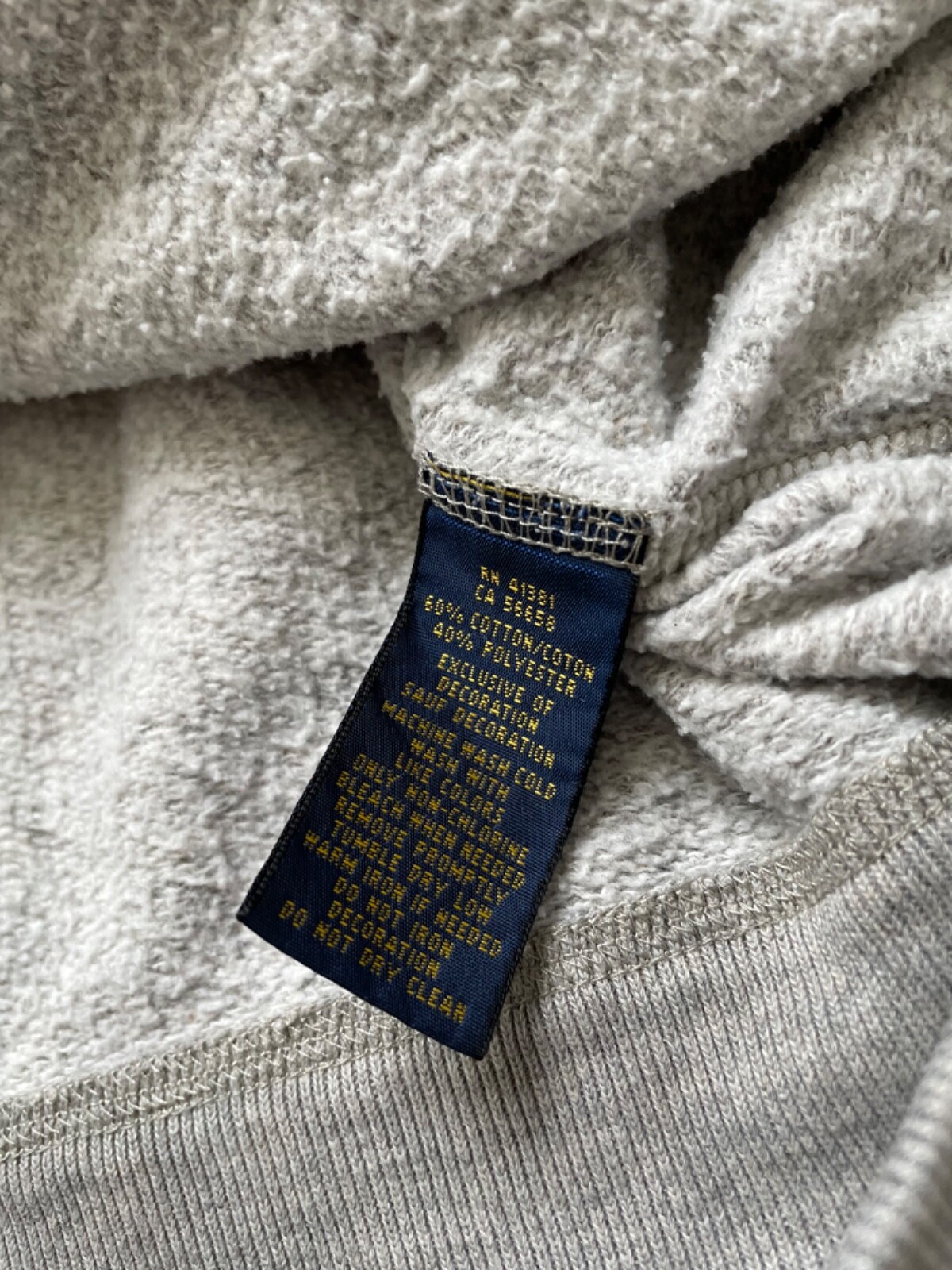 Felpa con cappuccio Polo Ralph Lauren piccola pony con cerniera