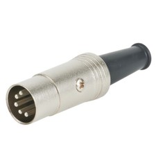 Replacement 5 Pin DIN for midi Connector Cable Audio Adapter Male Inline
