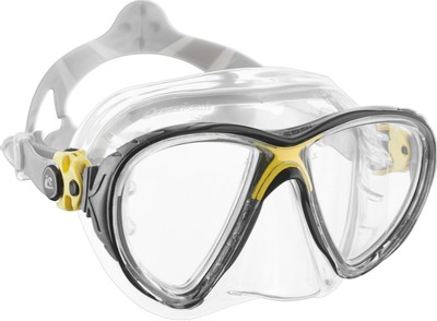 Tauchmaske Crystal Big Eyes Evo gelb