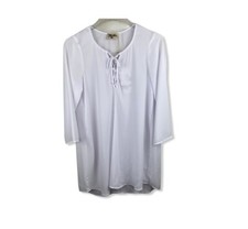 Show Me Your MuMu Long Sleeve Lace Up Tunic Dress Size Small NWT