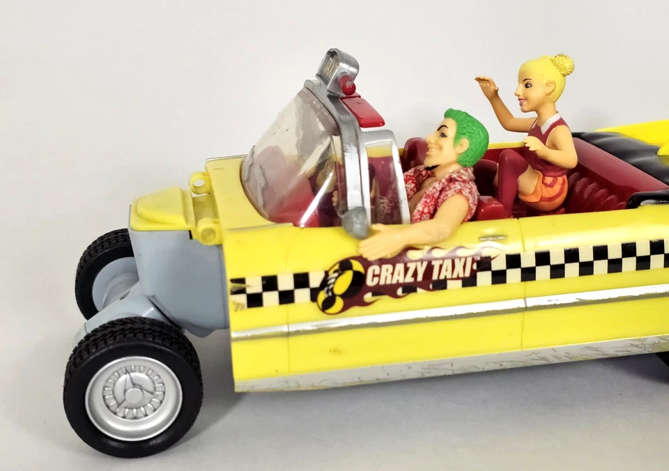 SEGA CRAZY TAXI 27170 CONTROLE DE RÁDIO DE CARRO R/C 27 MHZ? SOMENTE PEÇAS!!! BRINQUEDOS DSI 2003 - Imagem 3 de 4