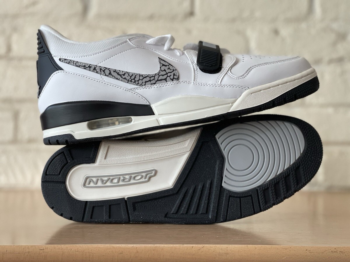 Nike Air Jordan Legacy 312 Low White Black Elephant CD7069-110