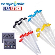 2packs Dental Endo Fiber Screw Post Easyinsmile Quartz Endo Post With 4 Drills