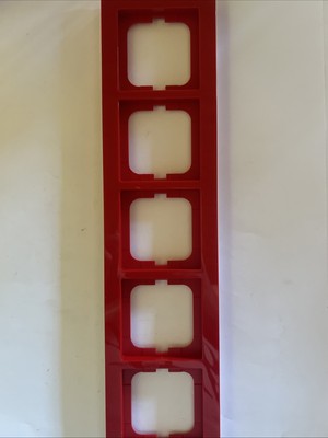 Busch-Jaeger Rahmen 5-fach 1725-287 IP20 Abdeckrahmen rot Blende Abdeckrahmen