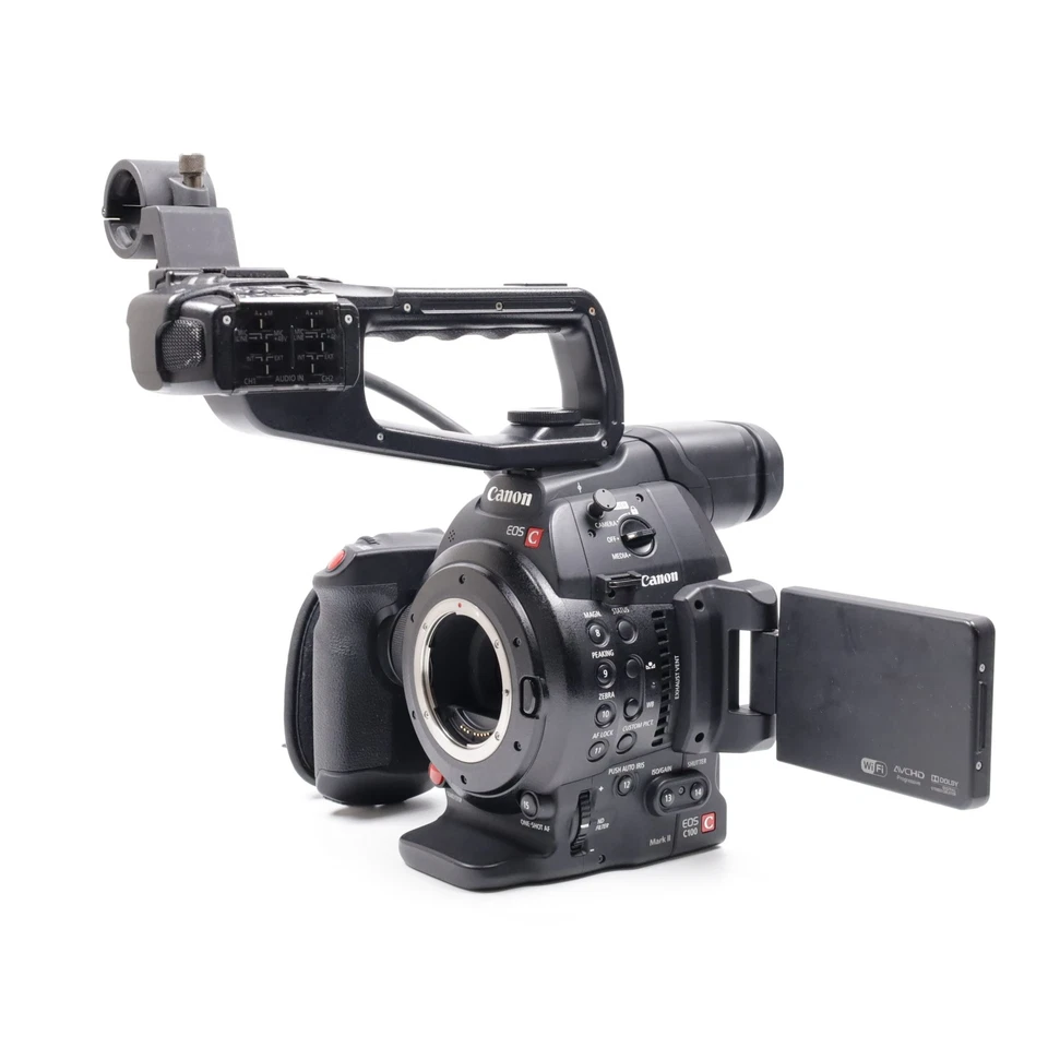 Canon EOS C100 Mark II Cinema Camera (Operation Time:563h) [Exc+++] #5214J - Image 4 of 4