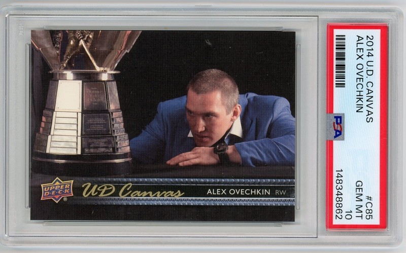 2014 Upper Deck Canvas Alex Ovechkin C85 PSA 10 Capitals