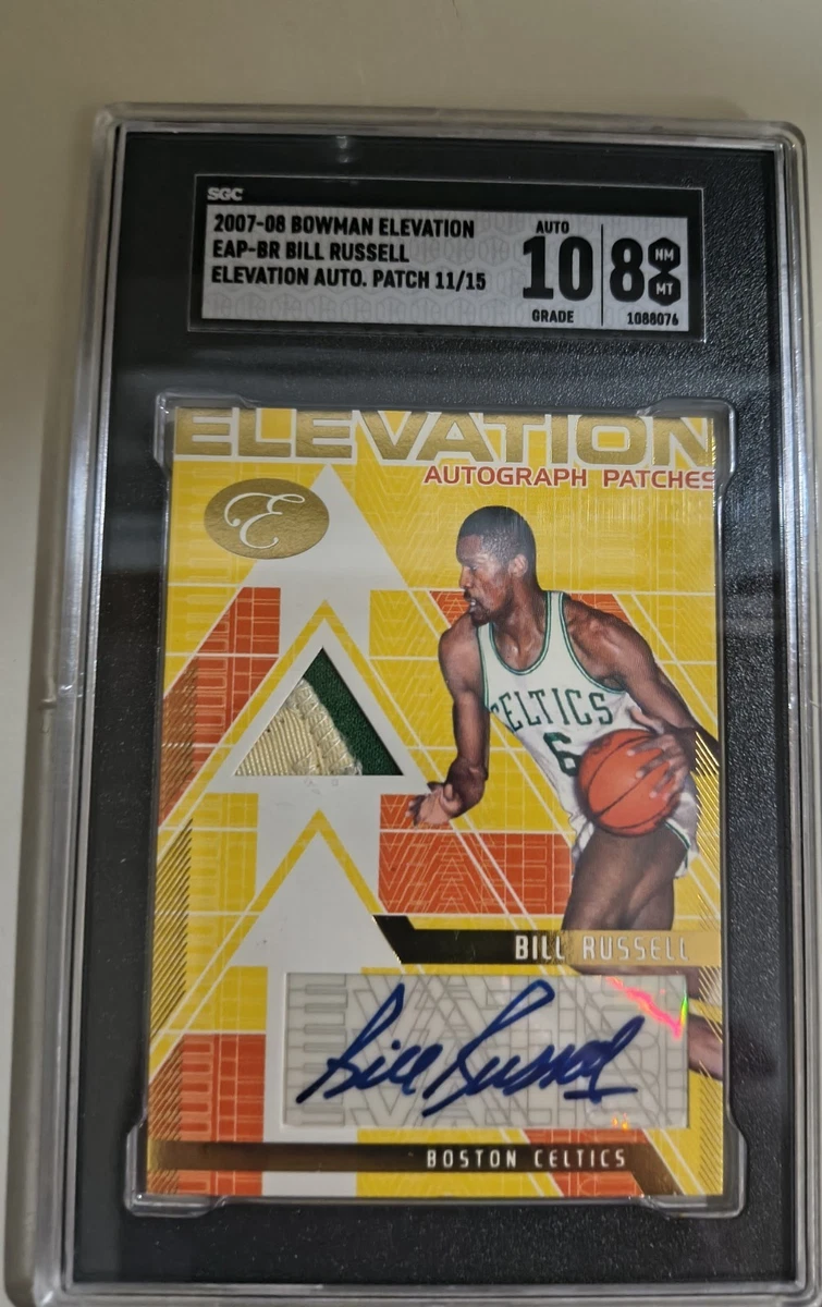 Topps Bill Russell Basketball Autographed Sports Trading Cards