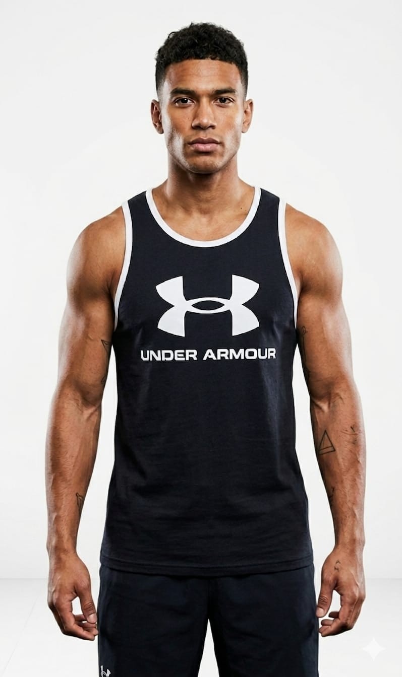 Men's Under Armour  Vest Sleeveless T-Shirt Athletic Gym Training Tank Top  Sale 3