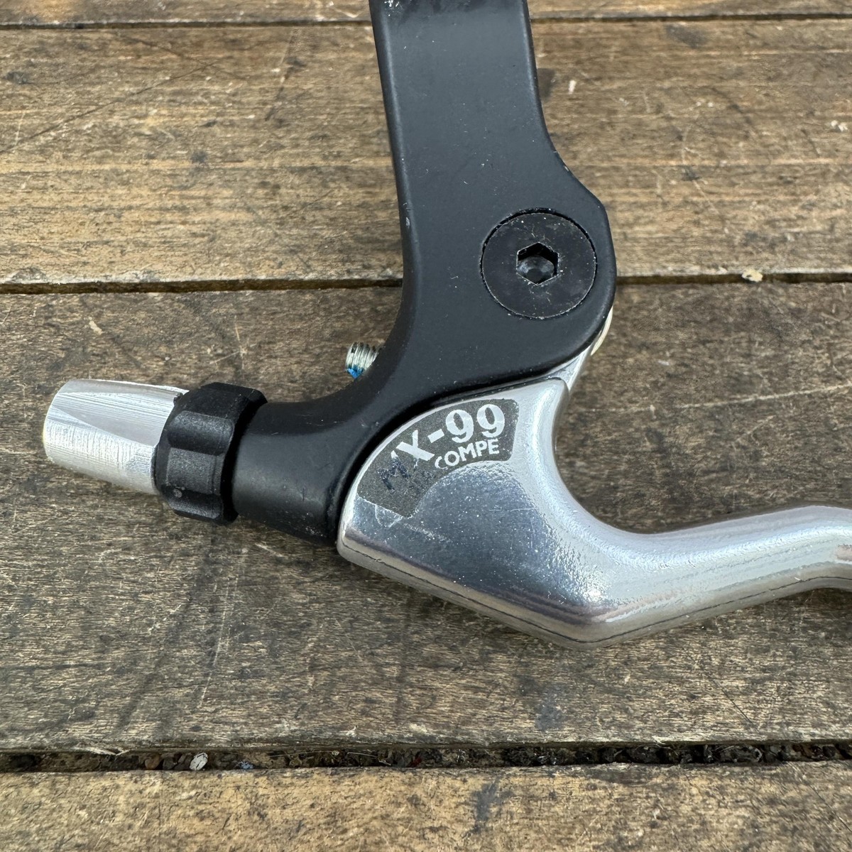 Vintage Dia-Compe MX-99 BMX Brake Lever LEFT Silver 2-Finger Fits