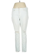 Universal Thread Women Ivory Jeans 14