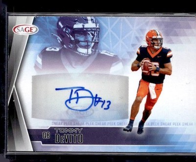 2022 SAGE #SPA-TD Tommy DeVito Sneak Peek Autographs