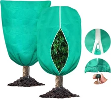 Plant Covers Freeze Protection, 2 Packs 47"W x 70"H 47″Wx70″H-2PC-2.47oz/yd² 