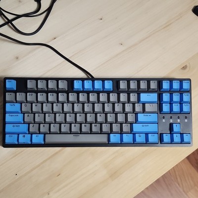 Durgod Taurus K320 Mechanical Keyboard Wired Gray Blue QWERTY English