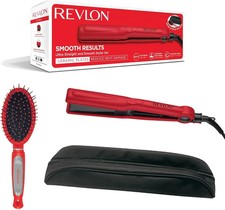 REVLON Ultra Straight and Smooth Styler Gift Set with Brush and Storage Pouch
