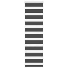 Zebra-Rollo 40x150 cm Stoffbreite 35,9 cm Schwarz