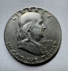 Franklin Half Dollar 1953 50C Philadelphia Silver 0.9 Fine KM#199