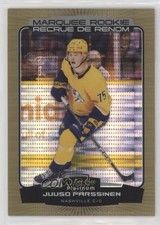 2022 O-Pee-Chee Platinum Marquee Rookies Seismic Gold 18/50 Juuso Parssinen h9a